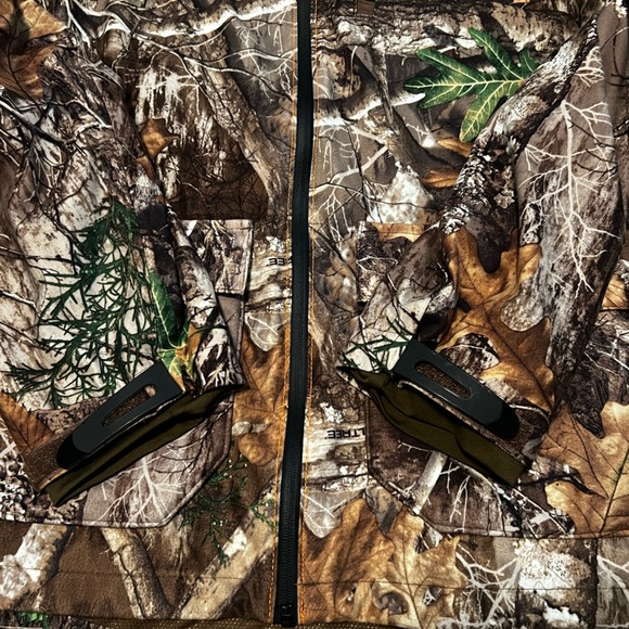 RealTree Scent Factor Camo Mens Large Full Zip Jacket - Picture 4 of 14